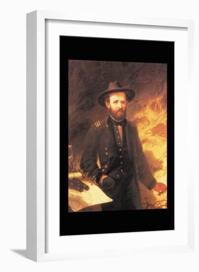 Ulysses Simpson Grant-null-Framed Art Print