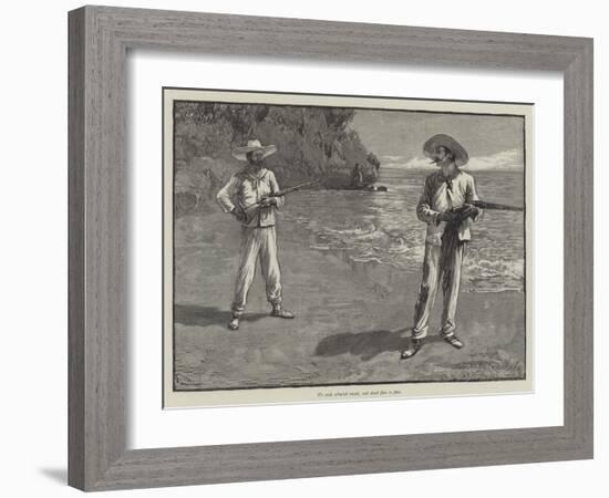 Uma, or the Beach of Falesa-Gordon Frederick Browne-Framed Giclee Print