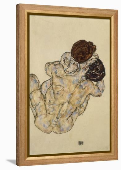 Umarmung (Embrace), 1917-Egon Schiele-Framed Premier Image Canvas