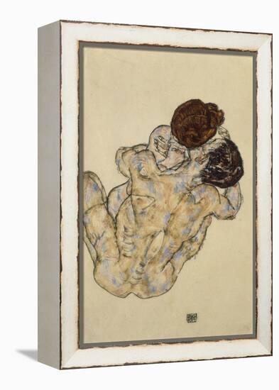 Umarmung (Embrace), 1917-Egon Schiele-Framed Premier Image Canvas