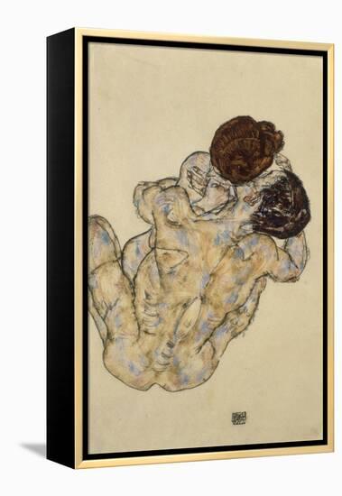 Umarmung (Embrace), 1917-Egon Schiele-Framed Premier Image Canvas