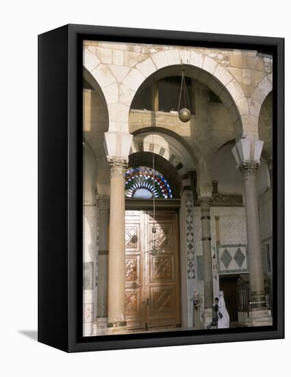 Umayyad (Omayyad) Mosque, Unesco World Heritage Site, Damascus, Syria, Middle East-Alison Wright-Framed Premier Image Canvas