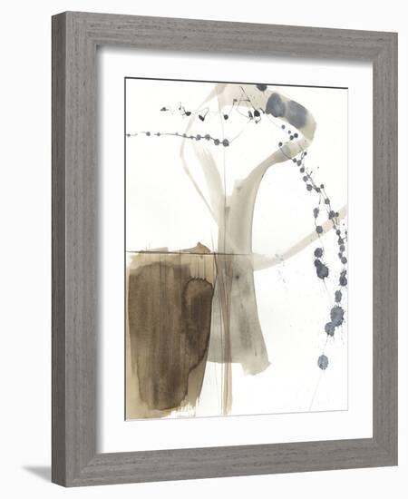 Umber Connection I-Jennifer Goldberger-Framed Art Print