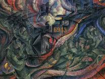 The City Rises, 1910-Umberto Boccioni-Giclee Print