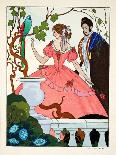 In Armide's Gardens, the Ballet of the Queen of Roses - Illustration from La Vie Parisienne, 1913 (-Umberto Brunelleschi-Framed Giclee Print