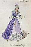 Costume Sketch for Role of Chorus Girl in Opera Andrea Chenier, 1896-Umberto Giordano-Framed Giclee Print