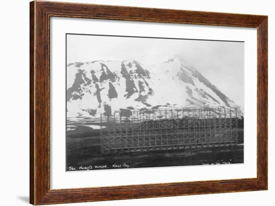 Umberto Nobile's Hangar, Base of the Airship 'Italia, Kongsfjorden, Spitzbergen, Norway, 1929-null-Framed Photographic Print