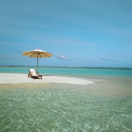 Get Umbrella And Beach Chair On The Beach Photographic Print Art Com HD Get Wallpaper Umbrella And Beach Chair On The Beach Photographic Print Art Com Desktop Wallpaper Free