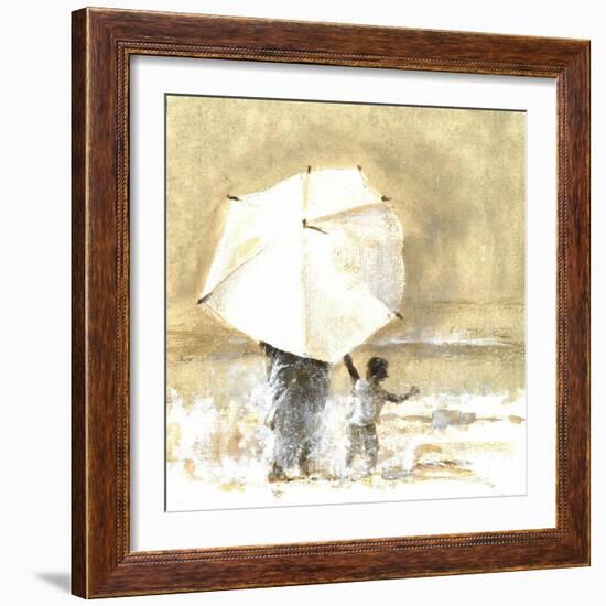Umbrella and Child 2, 2015-Lincoln Seligman-Framed Giclee Print