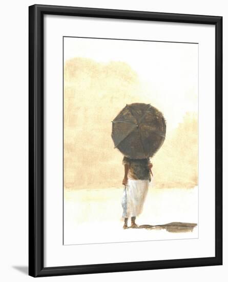 Umbrella and Fish 2, 2015-Lincoln Seligman-Framed Giclee Print