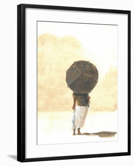 Umbrella and Fish 2, 2015-Lincoln Seligman-Framed Giclee Print