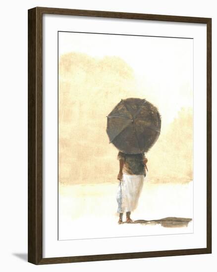 Umbrella and Fish 2, 2015-Lincoln Seligman-Framed Giclee Print