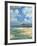 Umbrella Beachscape I-Paul Brent-Framed Art Print