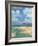 Umbrella Beachscape I-Paul Brent-Framed Art Print