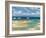 Umbrella Beachscape III-Paul Brent-Framed Art Print