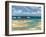 Umbrella Beachscape III-Paul Brent-Framed Art Print