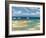 Umbrella Beachscape III-Paul Brent-Framed Art Print