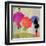 Umbrella Girls-Andrew Michaels-Framed Art Print