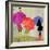 Umbrella Girls-Andrew Michaels-Framed Art Print