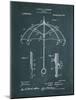 Umbrella-Patent-Mounted Art Print