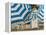 Umbrellas and Beach Hut, Jesolo, Venetian Lagoon, Veneto, Italy, Europe-James Emmerson-Framed Premier Image Canvas