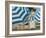 Umbrellas and Beach Hut, Jesolo, Venetian Lagoon, Veneto, Italy, Europe-James Emmerson-Framed Photographic Print