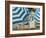 Umbrellas and Beach Hut, Jesolo, Venetian Lagoon, Veneto, Italy, Europe-James Emmerson-Framed Photographic Print