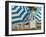 Umbrellas and Beach Hut, Jesolo, Venetian Lagoon, Veneto, Italy, Europe-James Emmerson-Framed Photographic Print