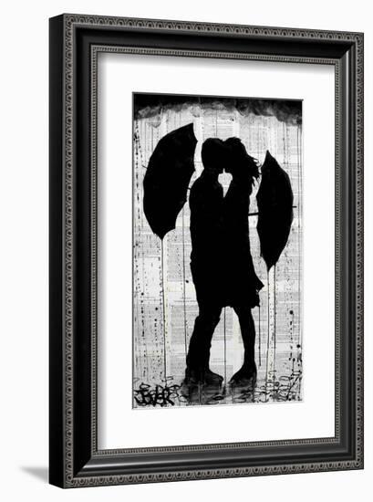 Umbrellas and Love-Loui Jover-Framed Art Print