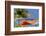 Umbrellas and Shade at Castaway Cay, Bahamas, Caribbean-Kymri Wilt-Framed Photographic Print