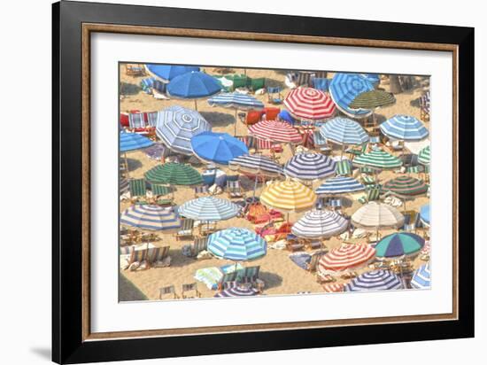 Umbrellas I-null-Framed Art Print