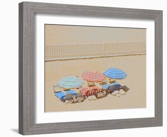 Umbrellas III-null-Framed Art Print