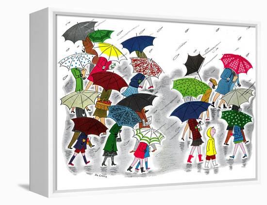 Umbrellas - Jack & Jill-Stella May DaCosta-Framed Premier Image Canvas