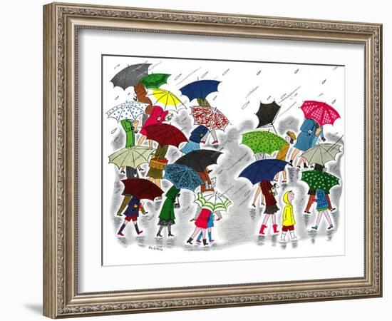 Umbrellas - Jack & Jill-Stella May DaCosta-Framed Giclee Print