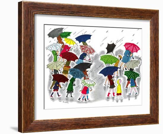 Umbrellas - Jack & Jill-Stella May DaCosta-Framed Giclee Print