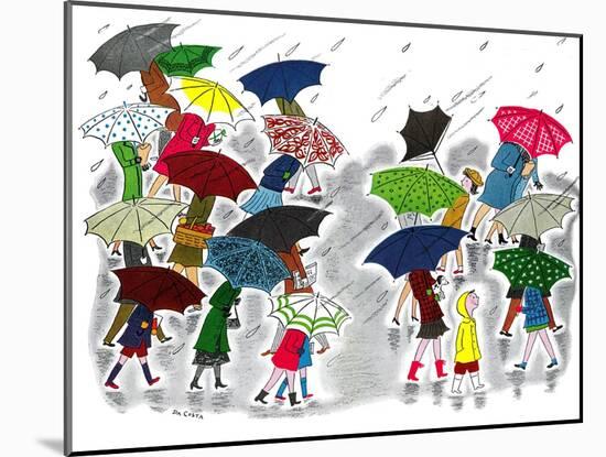 Umbrellas - Jack & Jill-Stella May DaCosta-Mounted Giclee Print