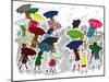 Umbrellas - Jack & Jill-Stella May DaCosta-Mounted Giclee Print