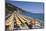 Umbrellas on the New Town Beach at Monterosso Al Mare-Mark Sunderland-Mounted Photographic Print