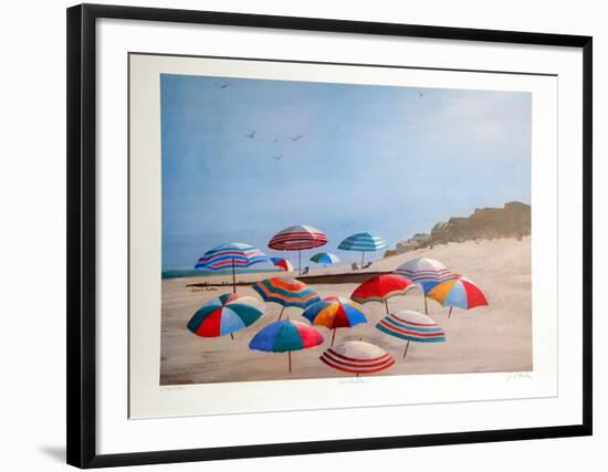 Umbrellas-Jean L^ Barton-Framed Collectable Print