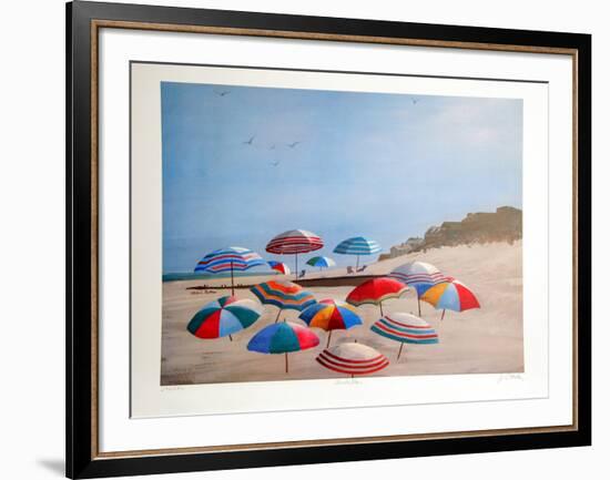 Umbrellas-Jean L^ Barton-Framed Collectable Print