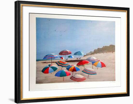 Umbrellas-Jean L^ Barton-Framed Collectable Print