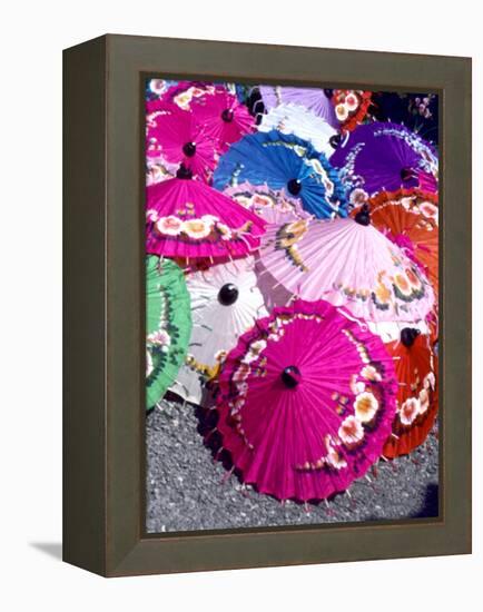 Umbrellas-null-Framed Premier Image Canvas