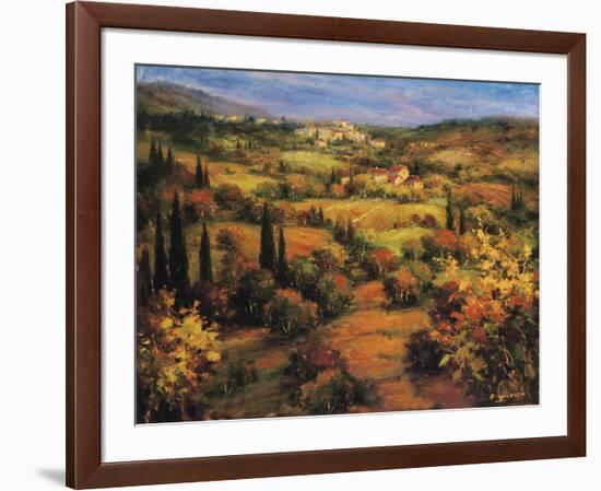 Umbria Panorama-S^ Hinus-Framed Art Print