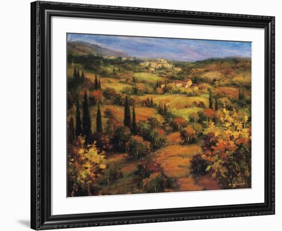 Umbria Panorama-S^ Hinus-Framed Art Print