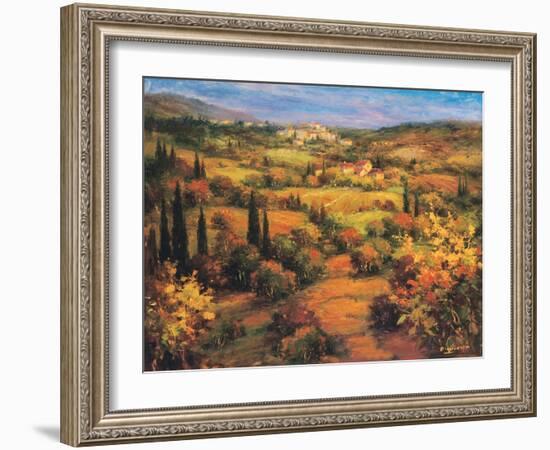 Umbria Panorama-S. Hinus-Framed Art Print