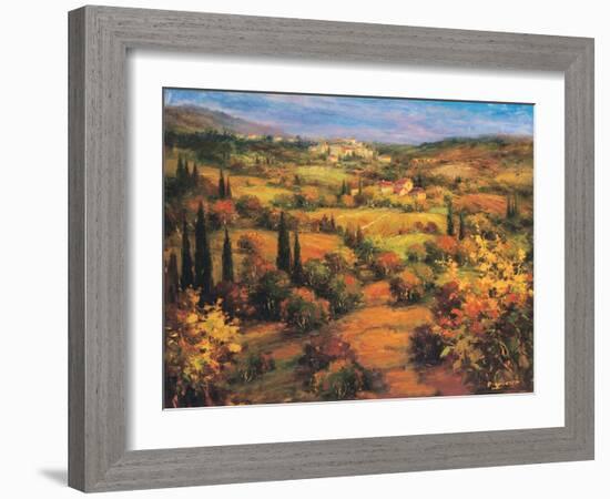 Umbria Panorama-S. Hinus-Framed Art Print