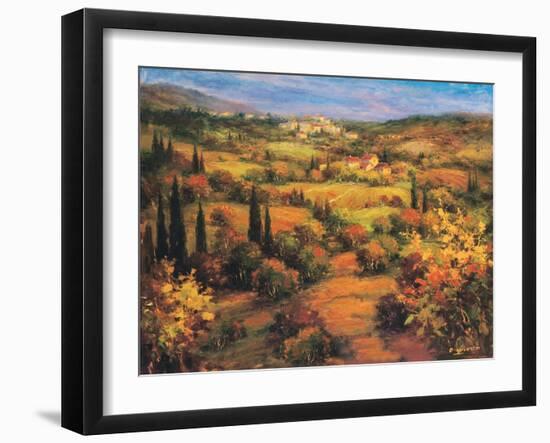 Umbria Panorama-S. Hinus-Framed Art Print