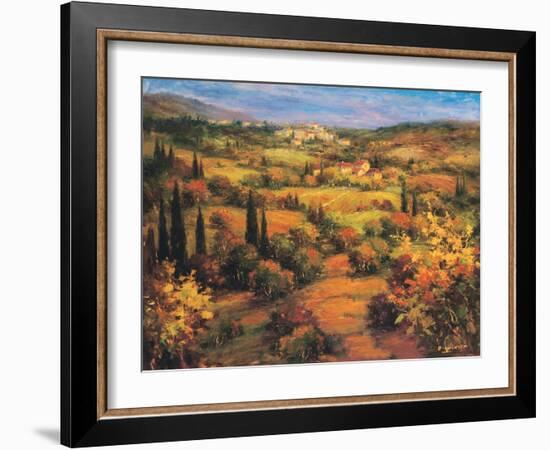 Umbria Panorama-S. Hinus-Framed Art Print