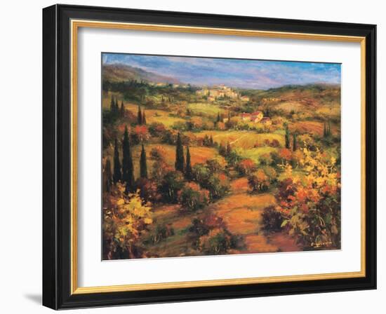 Umbria Panorama-S. Hinus-Framed Art Print