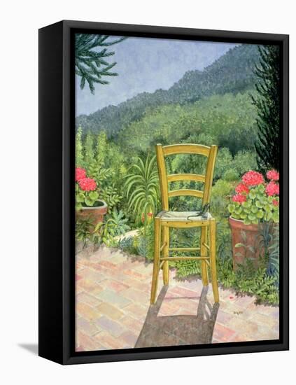 Umbrian Chair-Ditz-Framed Premier Image Canvas